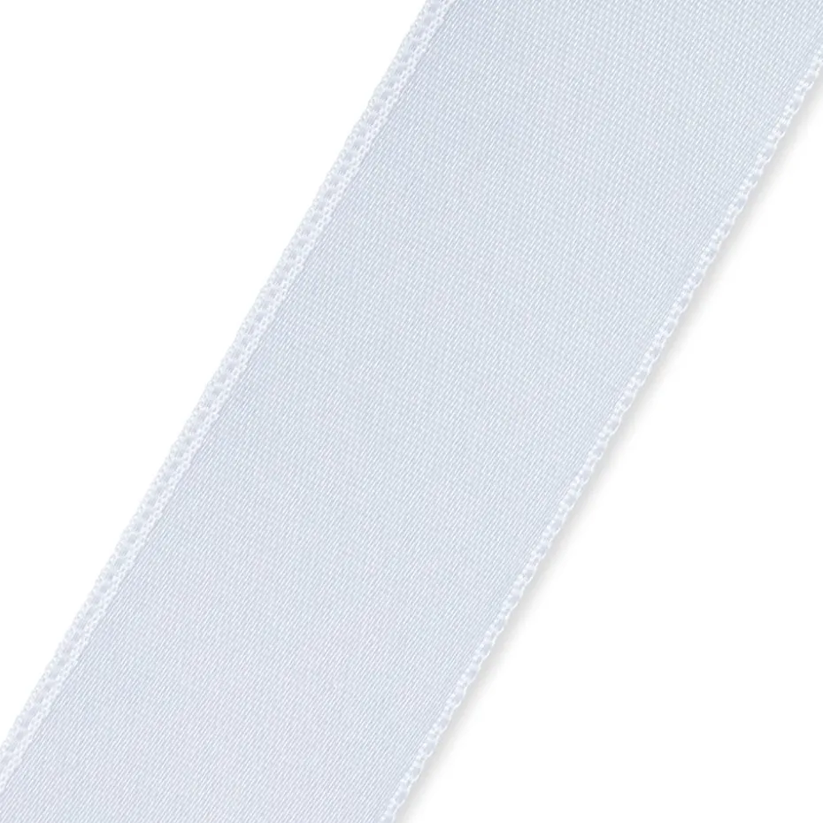 Satinbånd 25mm 25m – Hvit
