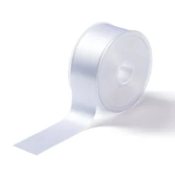 Satinbånd 38mm 25m – Hvit