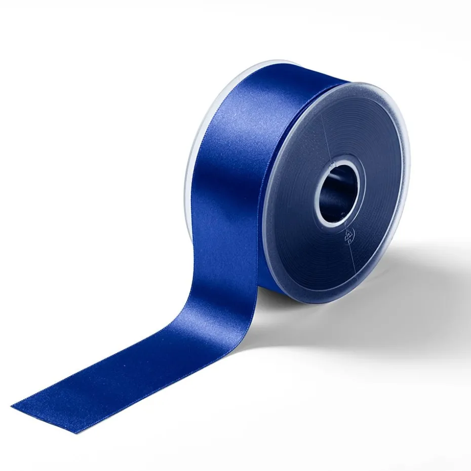 Satinbånd 38mm 25m – Kongeblå