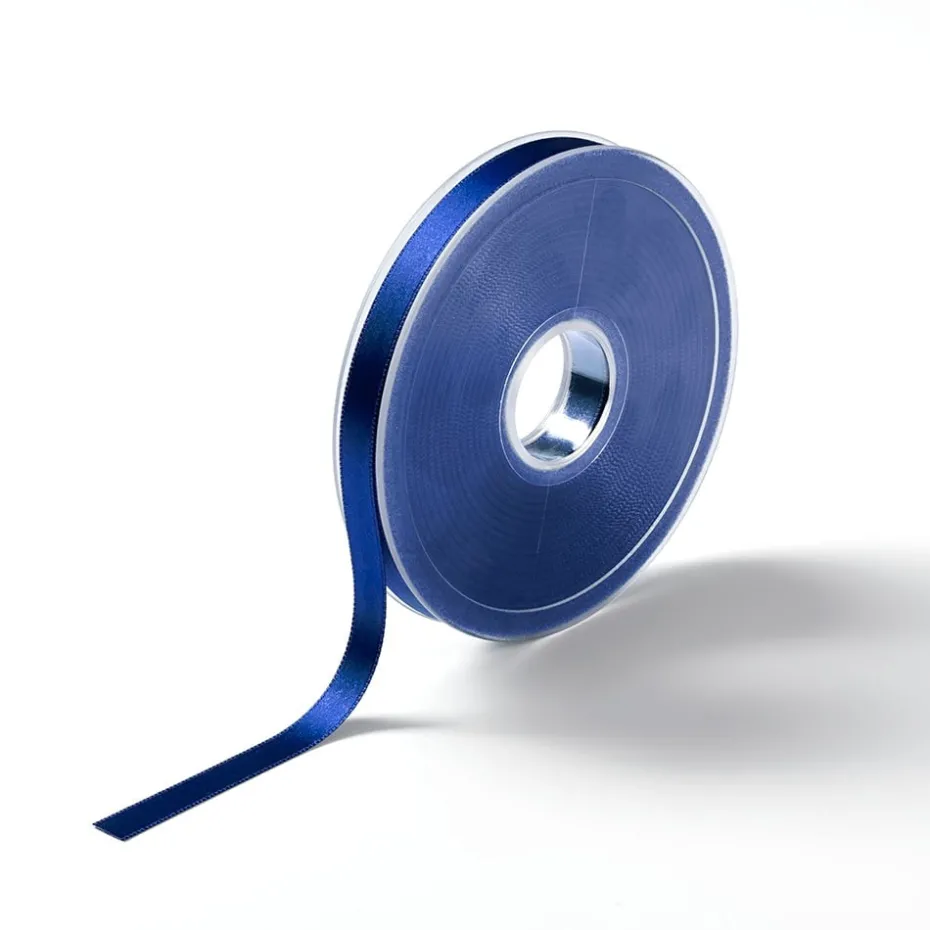 Satinbånd 10mm 25m – Kongeblå