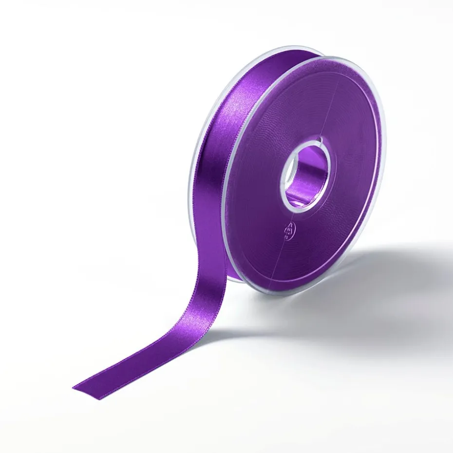 Satinbånd 15mm 25m – Lilla