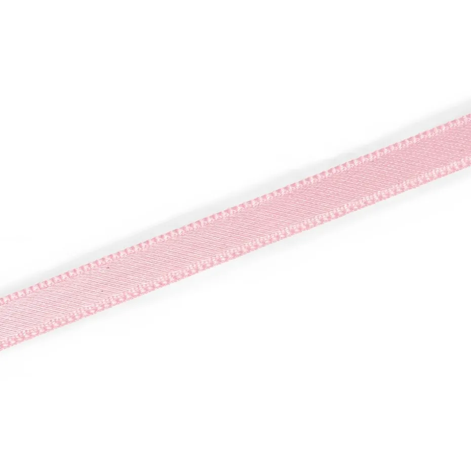 Satinbånd 6mm 4m – Lys rosa