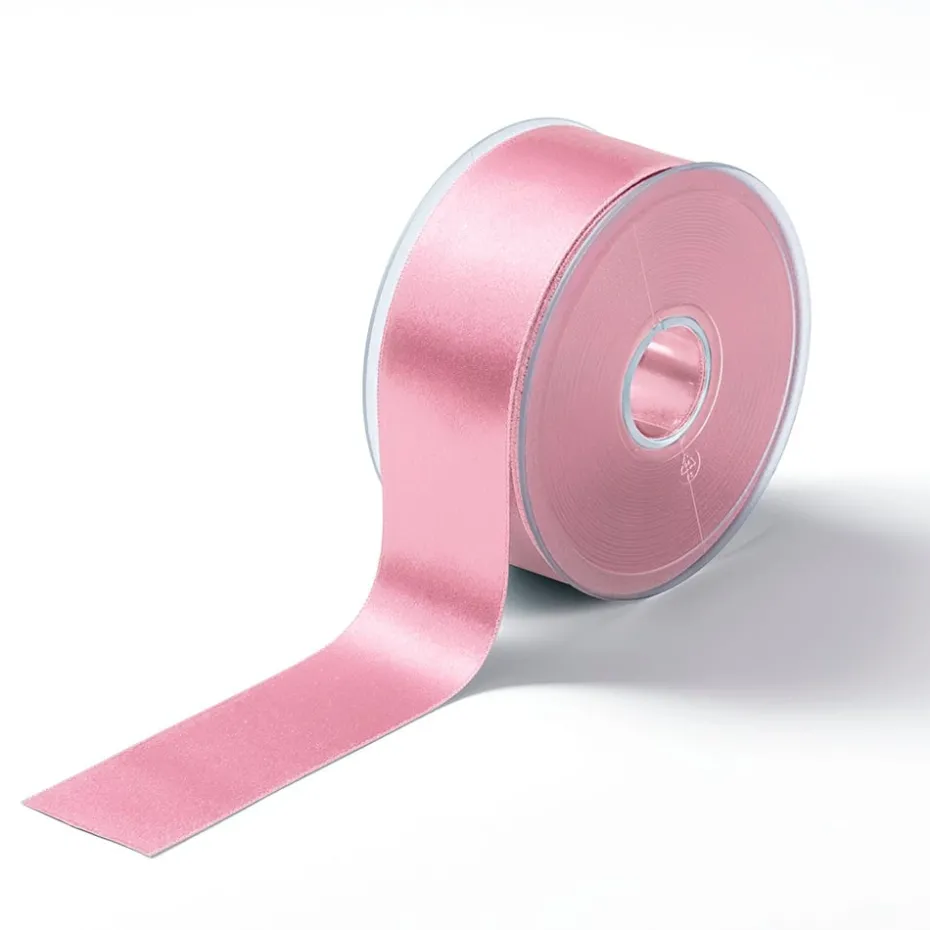 Satinbånd 38mm 25m – Lys rosa