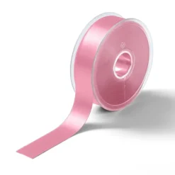 Satinbånd 25mm 25m – Lys rosa