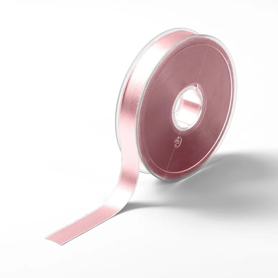 Satinbånd 15mm 25m – Lys rosa