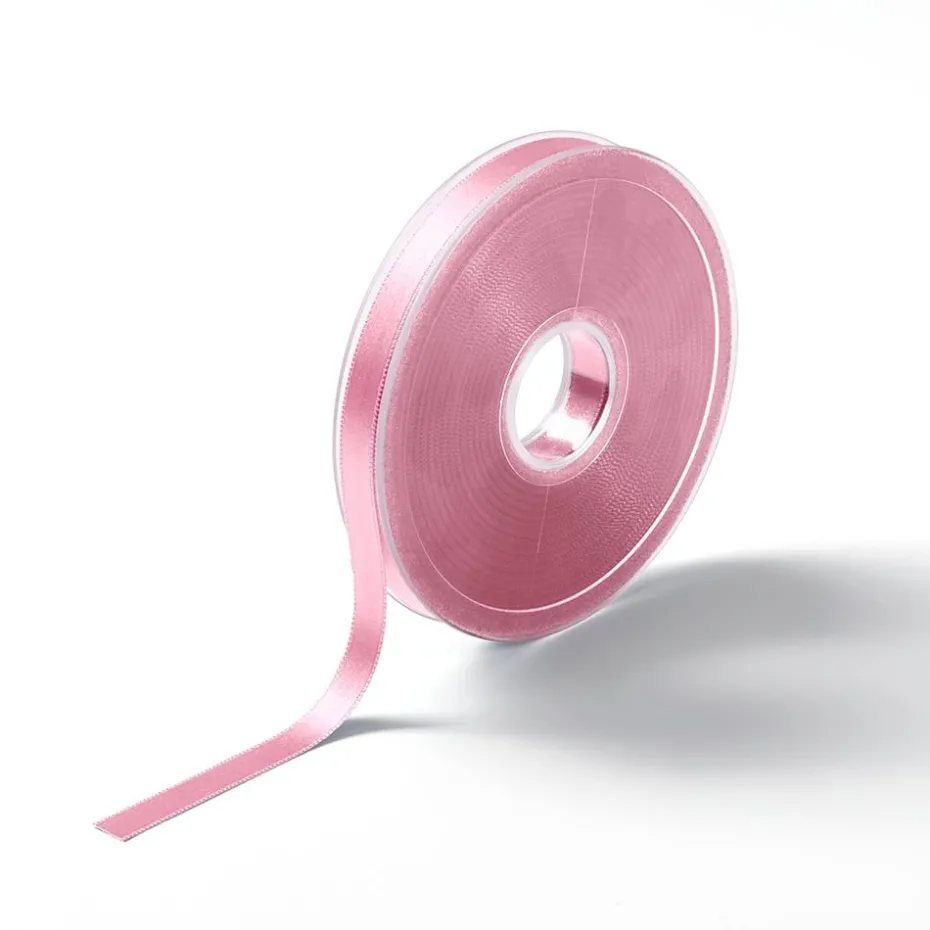 Satinbånd 10mm 25m – Lys rosa