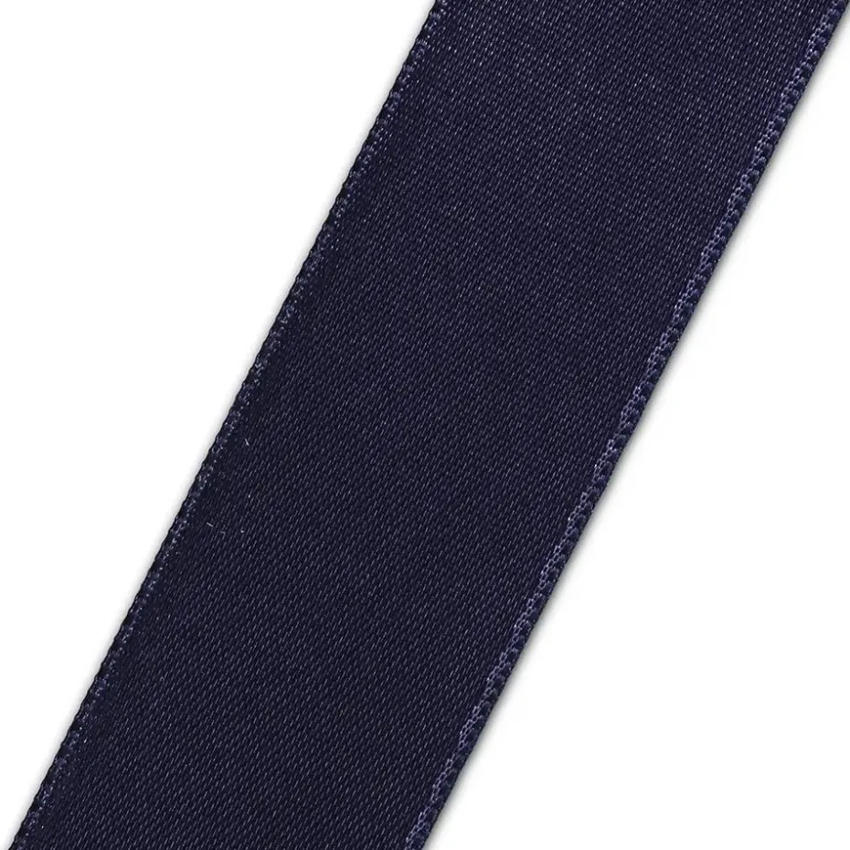 Satinbånd 25mm 25m – Marineblå