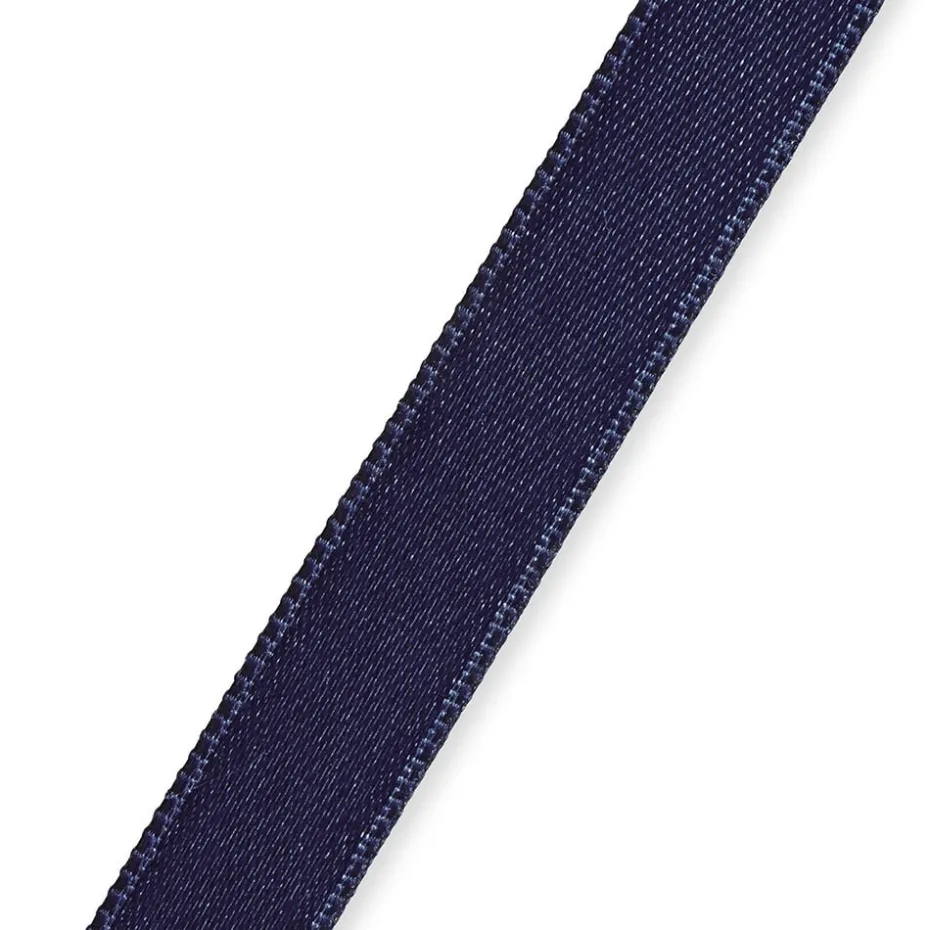 Satinbånd 10mm 25m – Marineblå