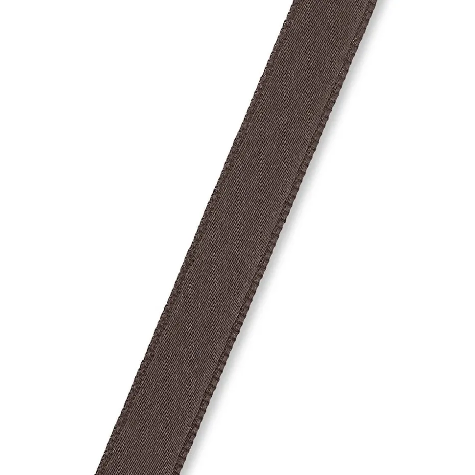 Satinbånd 10mm 4m – Mørk brun