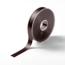 Satinbånd 15mm 25m – Mørk brun