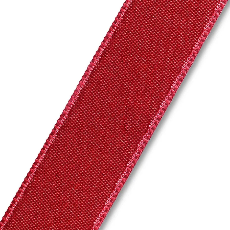 Satinbånd 15mm 25m – Mørk rød