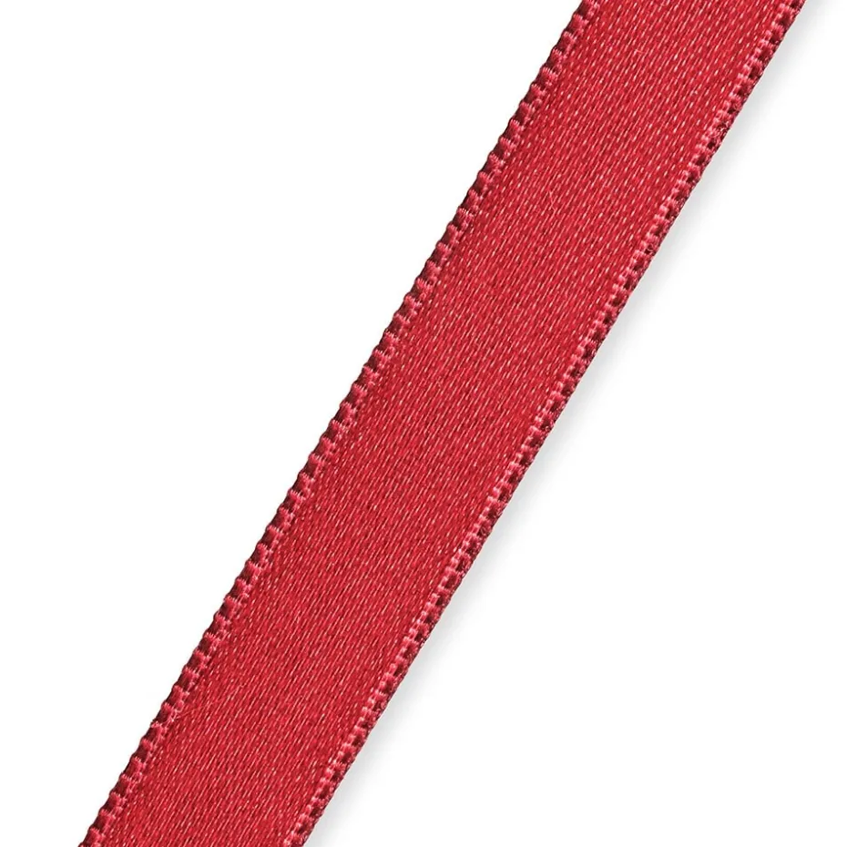 Satinbånd 10mm 25m – Mørk rød