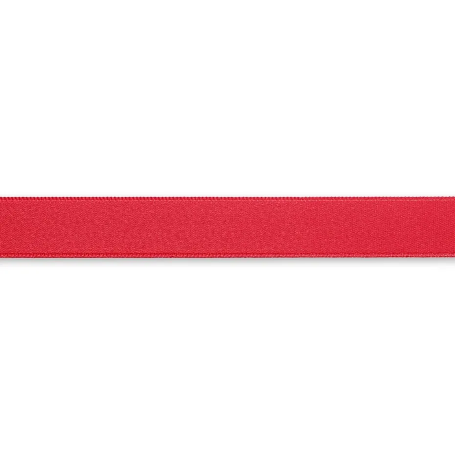 Satinbånd 15mm 3m – Mørk rød