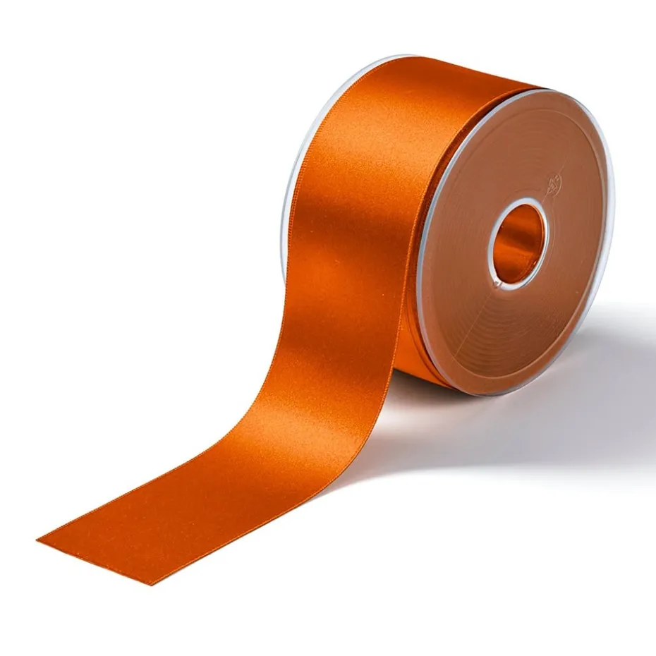 Satinbånd 50mm 25m – Oransje