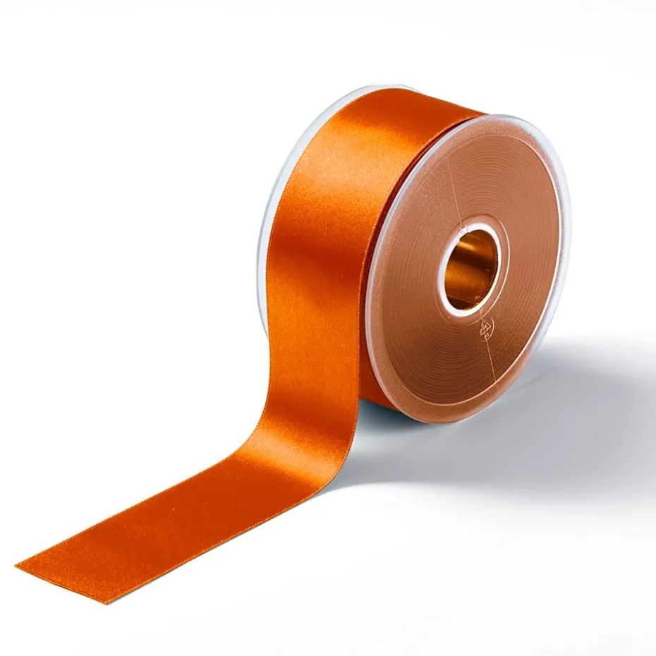 Satinbånd 38mm 25m – Oransje