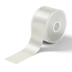 Satinbånd 50mm 25m – Perlehvit