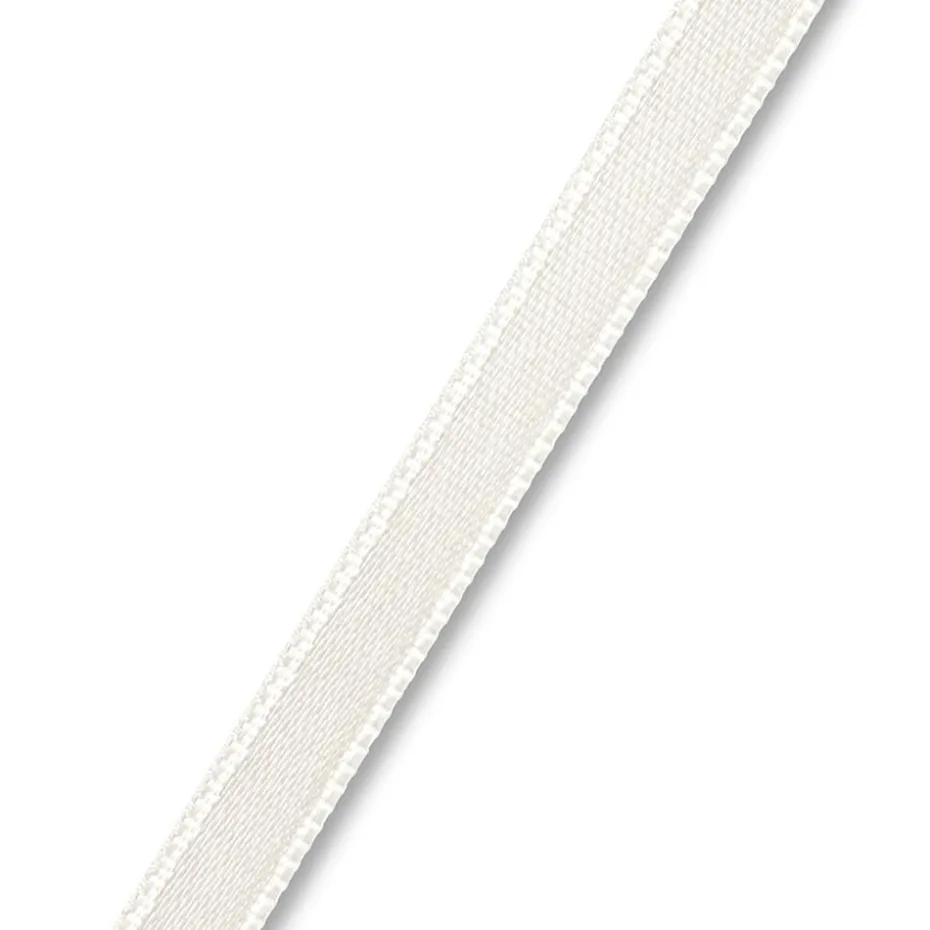 Satinbånd 6mm 25m – Perlehvit