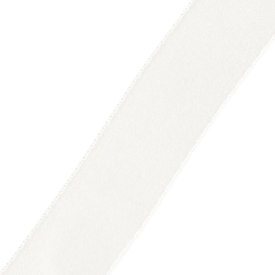 Satinbånd 25mm 3m – Perlehvit