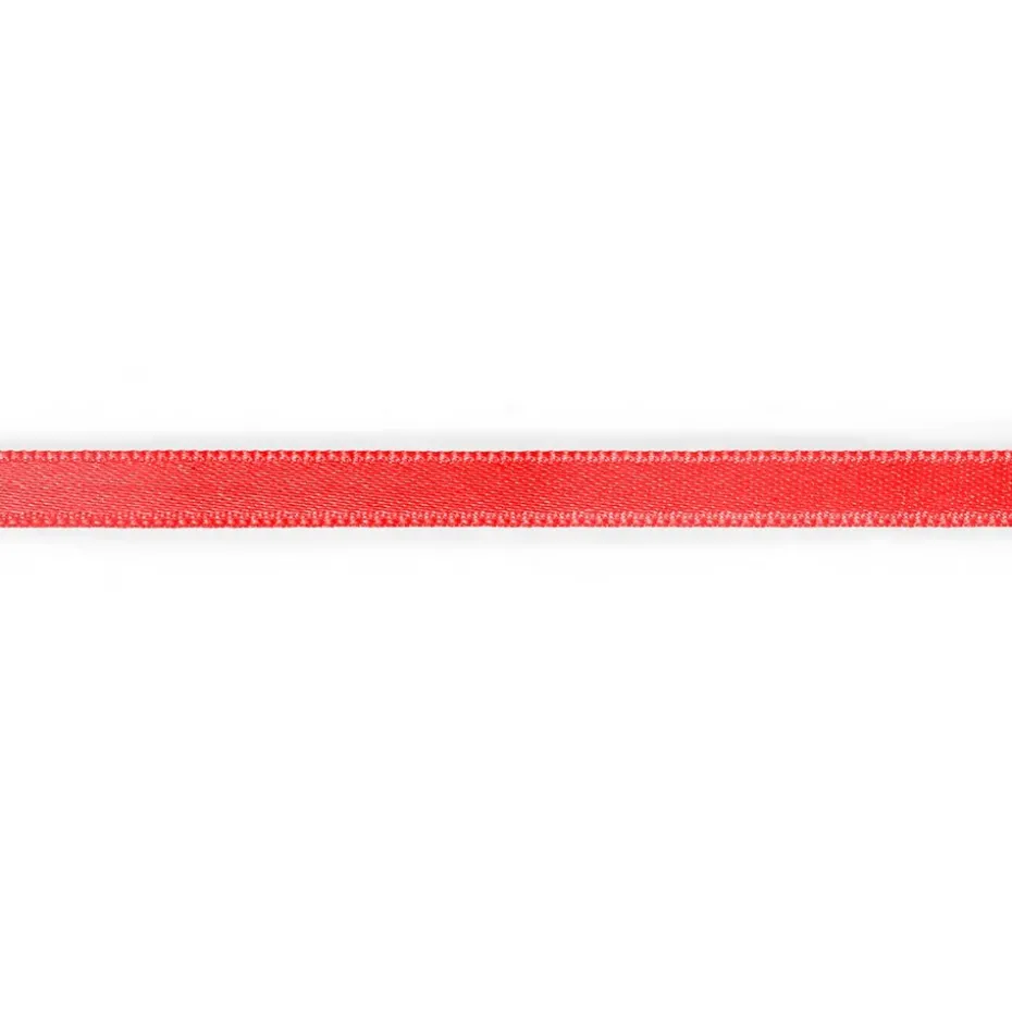 Satinbånd 6mm 4m – Rød