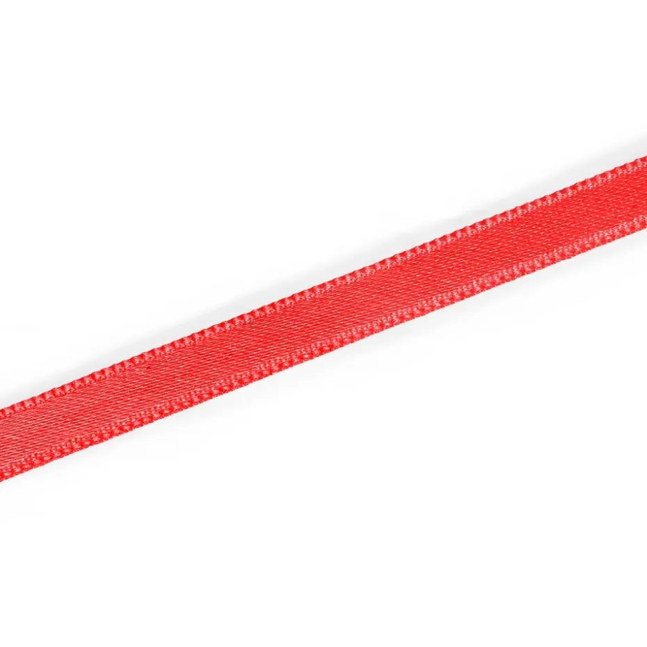 Satinbånd 6mm 4m – Rød