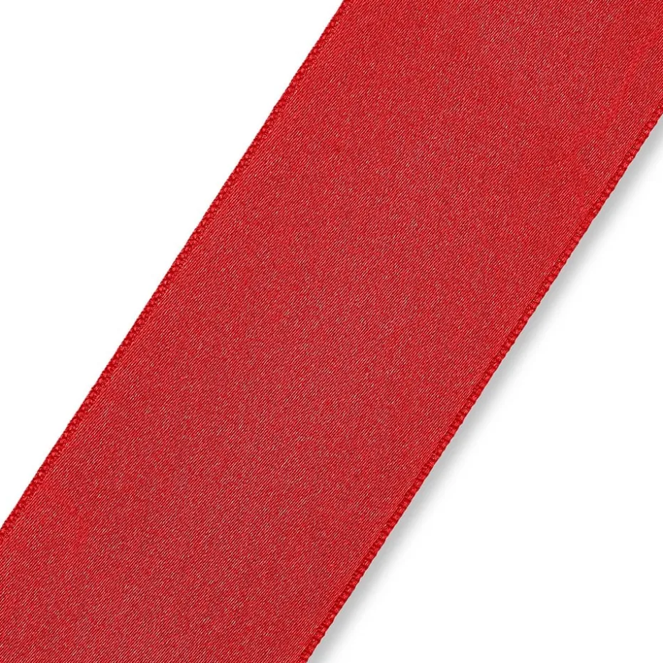 Satinbånd 38mm 3m – Rød