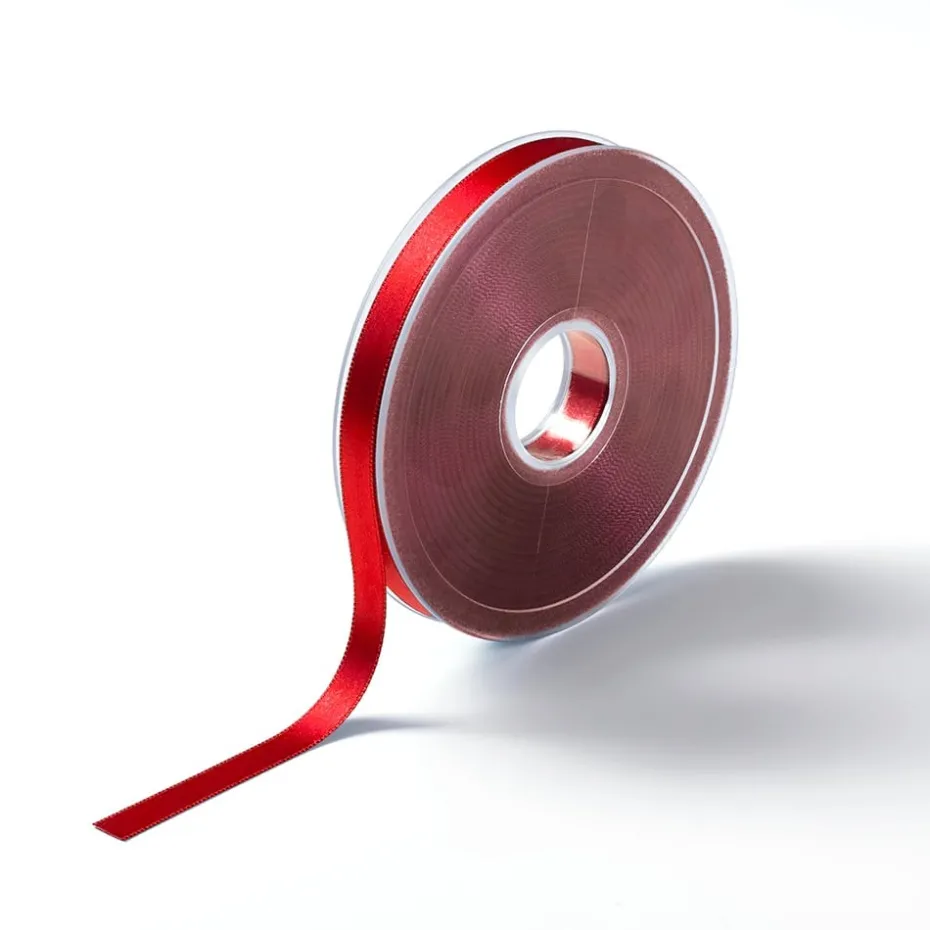 Satinbånd 10mm 25m – Rød