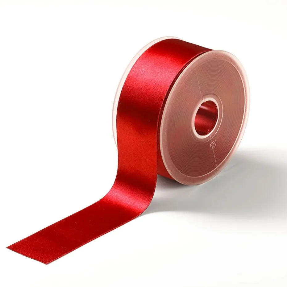 Satinbånd 38mm 25m – Rød