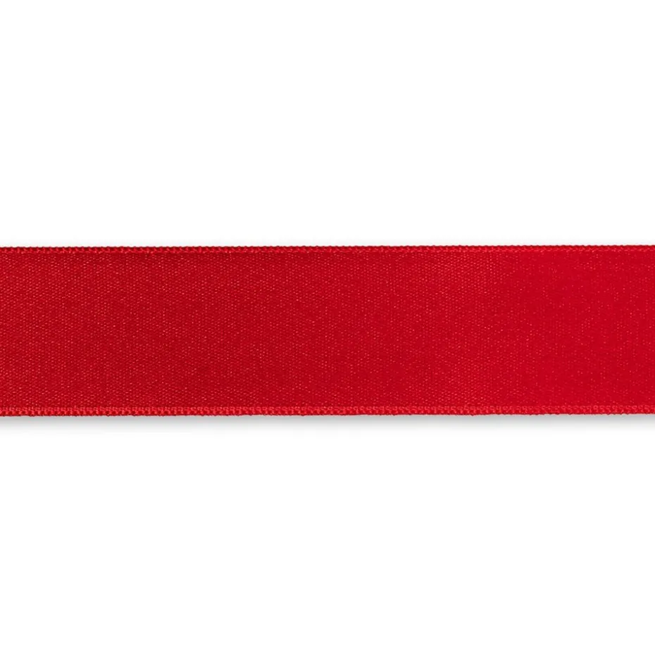 Satinbånd 25mm 3m – Rød