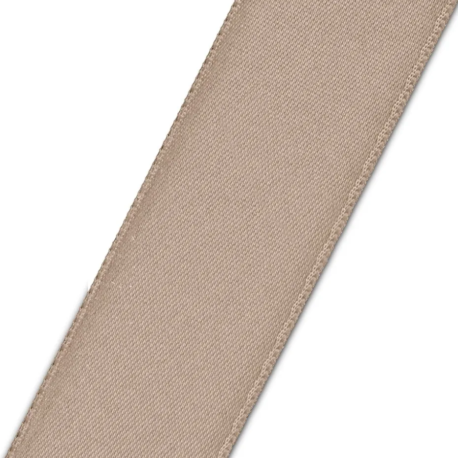 Satinbånd 25mm 25m – Sand