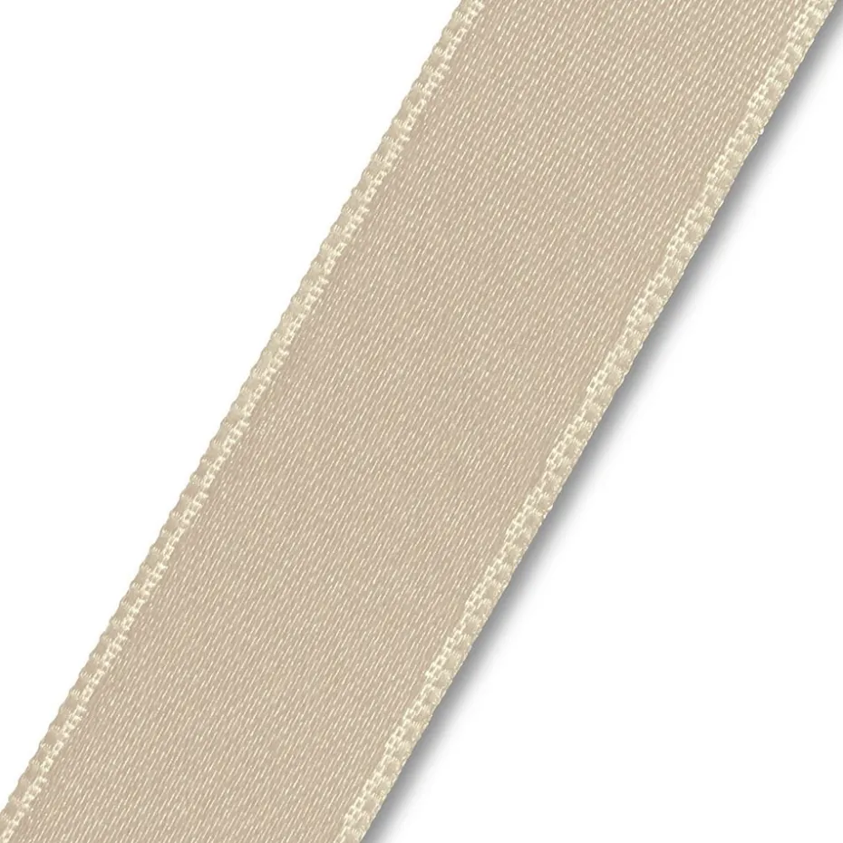 Satinbånd 15mm 25m – Sand