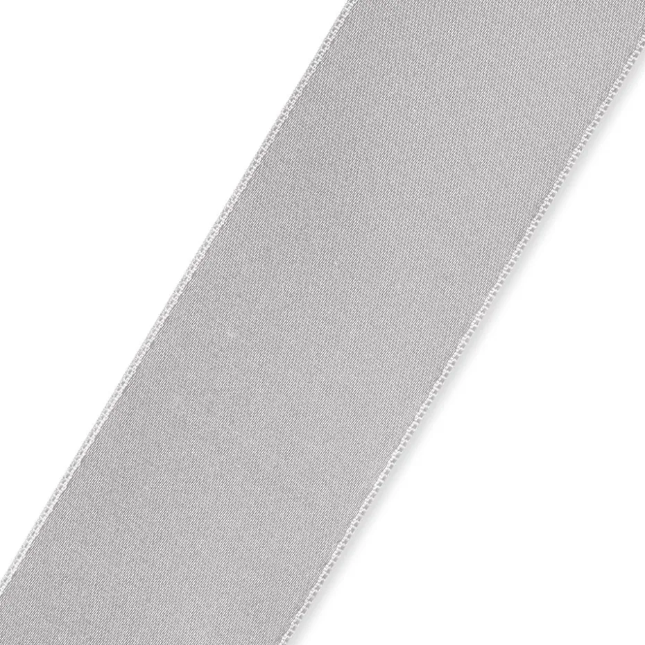 Satinbånd 38mm 25m – Sølv