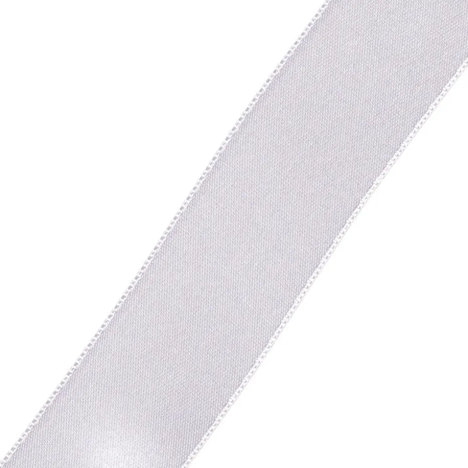 Satinbånd 25mm 3m – Sølv