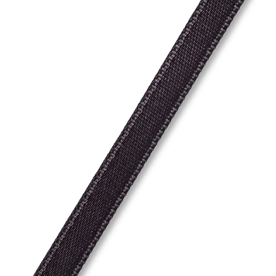 Satinbånd 6mm 25m – Sort