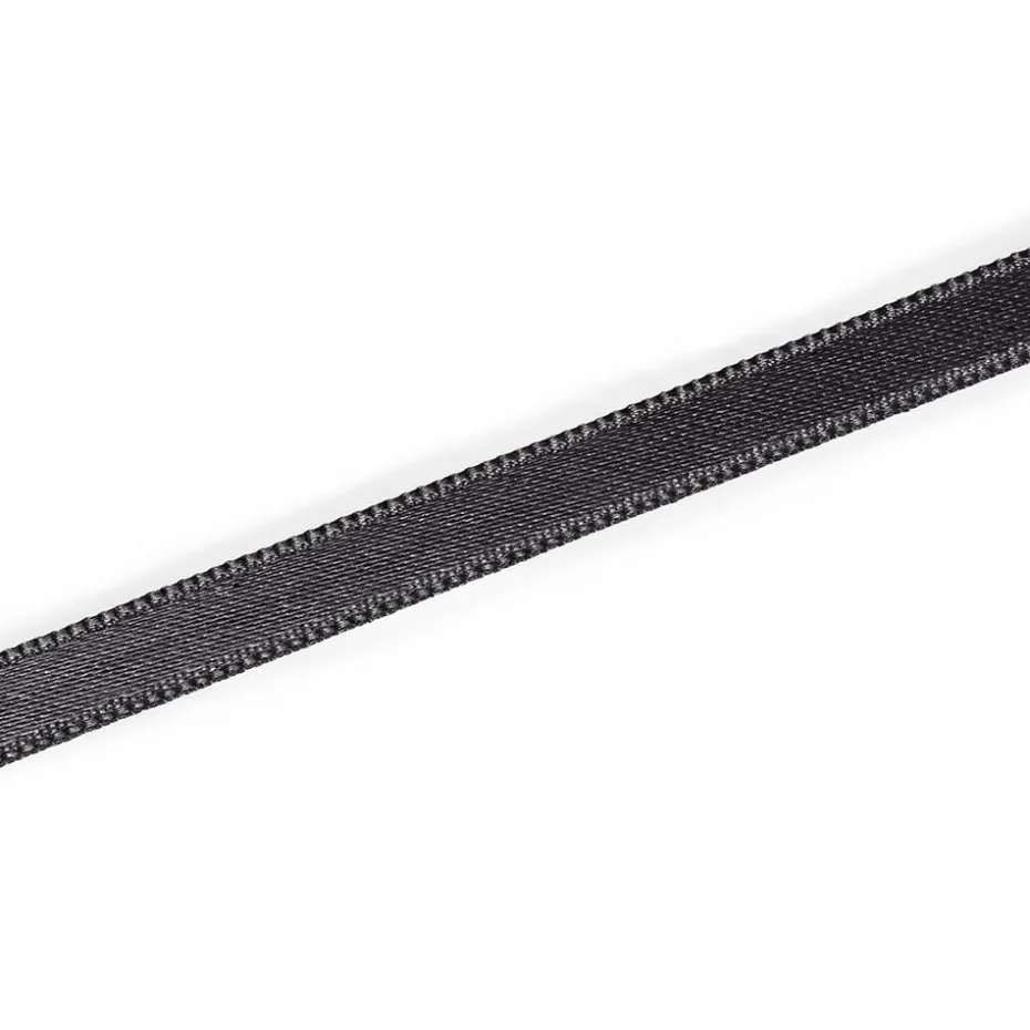 Satinbånd 6mm 4m – Sort