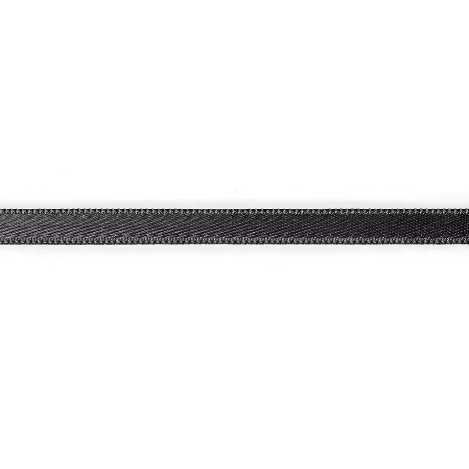 Satinbånd 6mm 4m – Sort