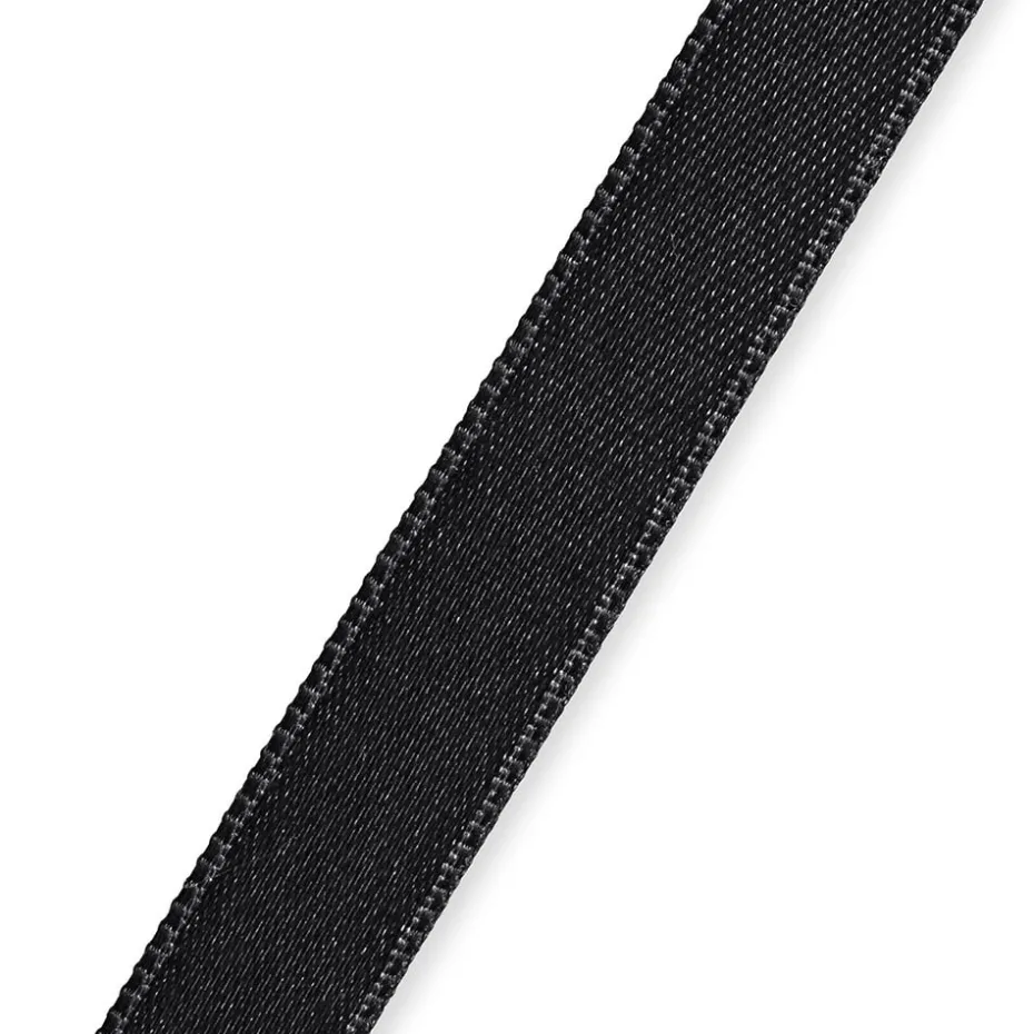 Satinbånd 10mm 25m – Sort