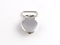 Seleklips Hjerte – 20mm – Blank
