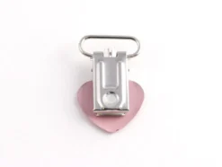Seleklips Hjerte – 20mm – Rosa