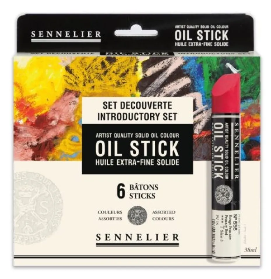 Sennelier Artist Oil Stick Sett 6stk