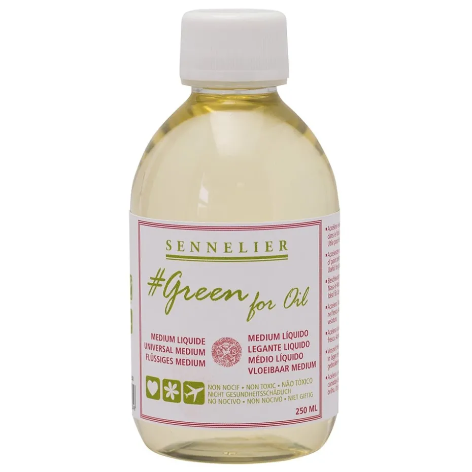 Sennelier Green for Oil – Liquid medium 250ml