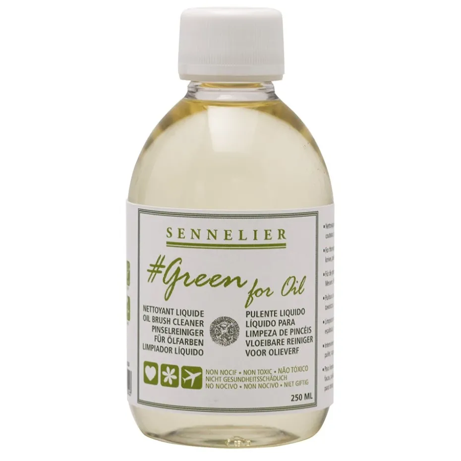 Sennelier Green for Oil – Oil Brush Cleaner 250ml