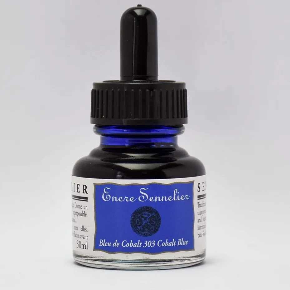 Sennelier Ink 30ml – 303 Cobalt Blue