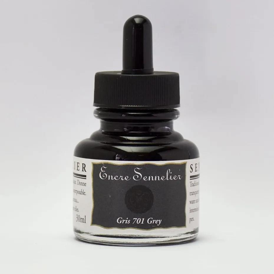 Sennelier Ink 30ml – 701 Grey