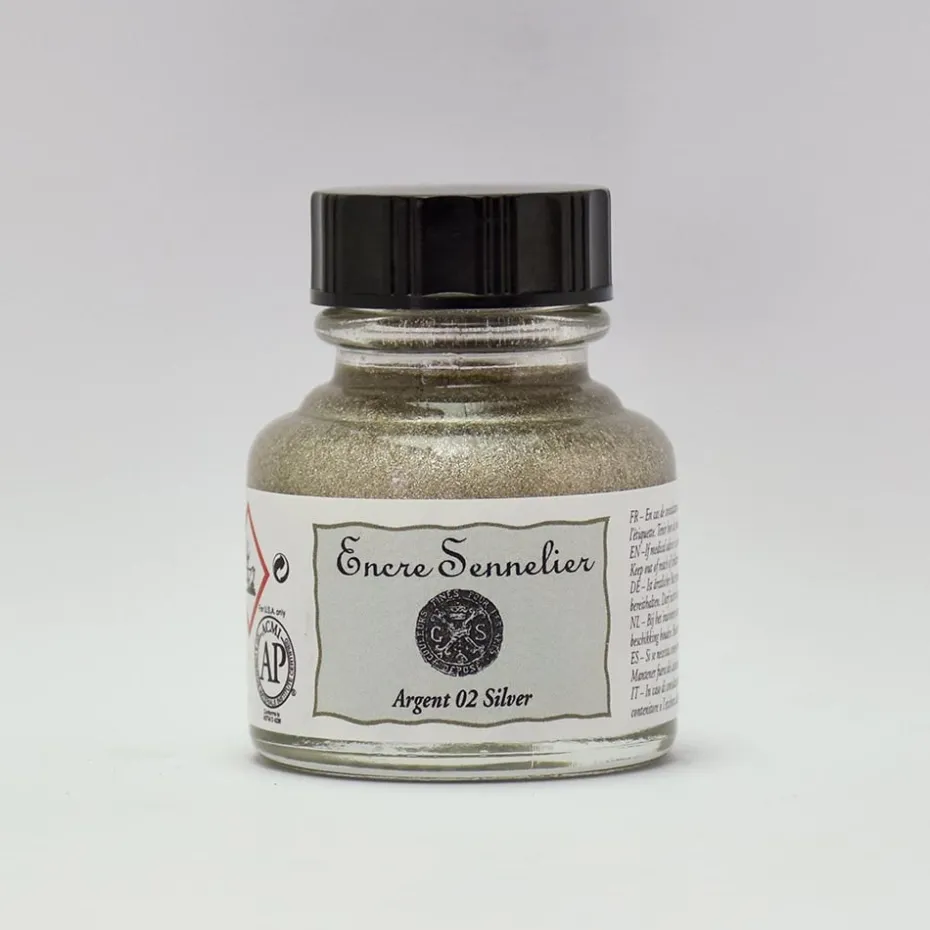 Sennelier Ink 30ml – 002 Silver