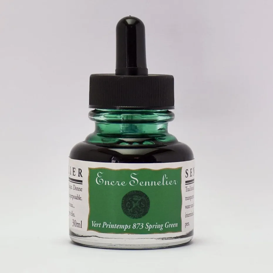 Sennelier Ink 30ml – 873 Spring Green