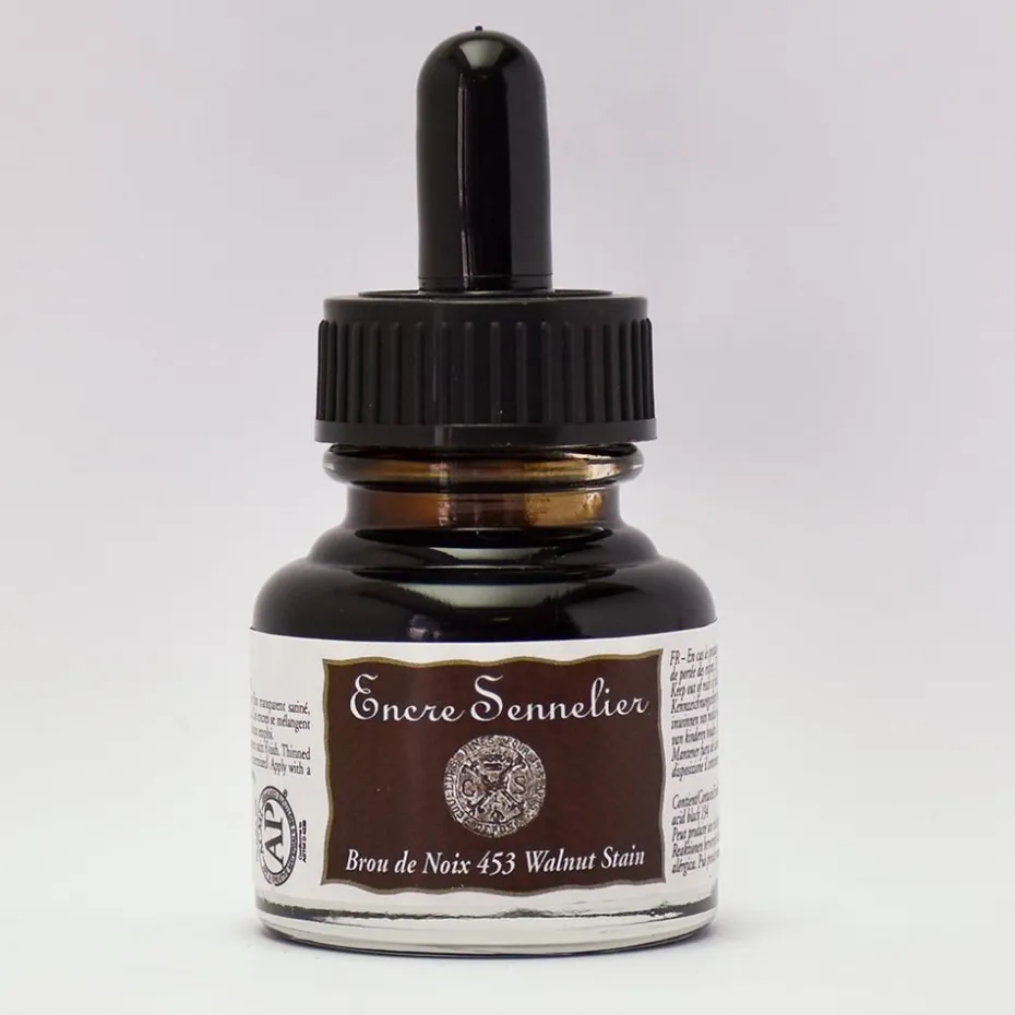Sennelier Ink 30ml – 453 Walnut Stain