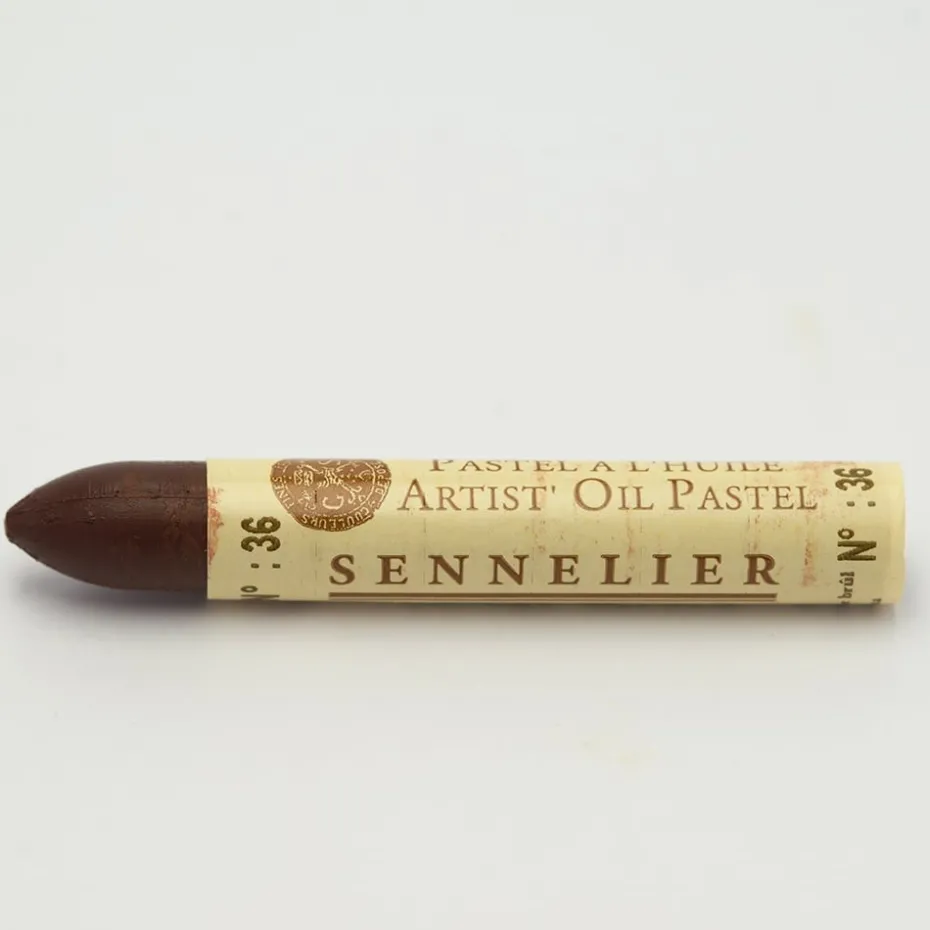 Sennelier Oljepastell – 36 Burnt Sienna