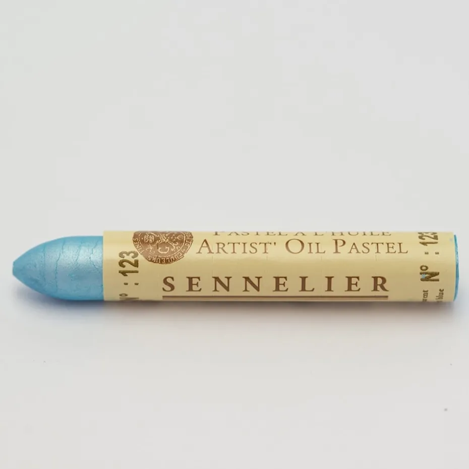 Sennelier Oljepastell – 123 Iridescent Transparent Blue