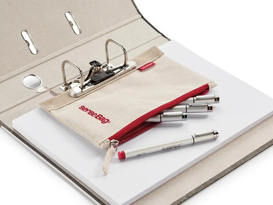 SenseBag Pennal til perm – Krem