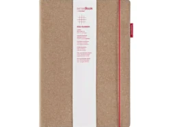SenseBook RED RUBBER – 20,5×28,5cm – Ruter